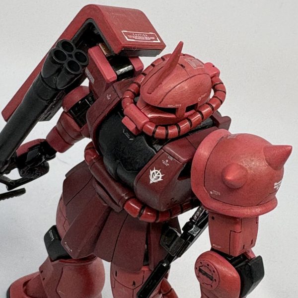 HGUC シャア専用ザクⅡ筆塗り全塗装