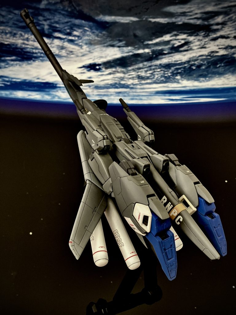 ZプラスC1型。プロペラントタンクの大型化してます。先端の銃身部が長過ぎると感じたので、少し短く加工してます。