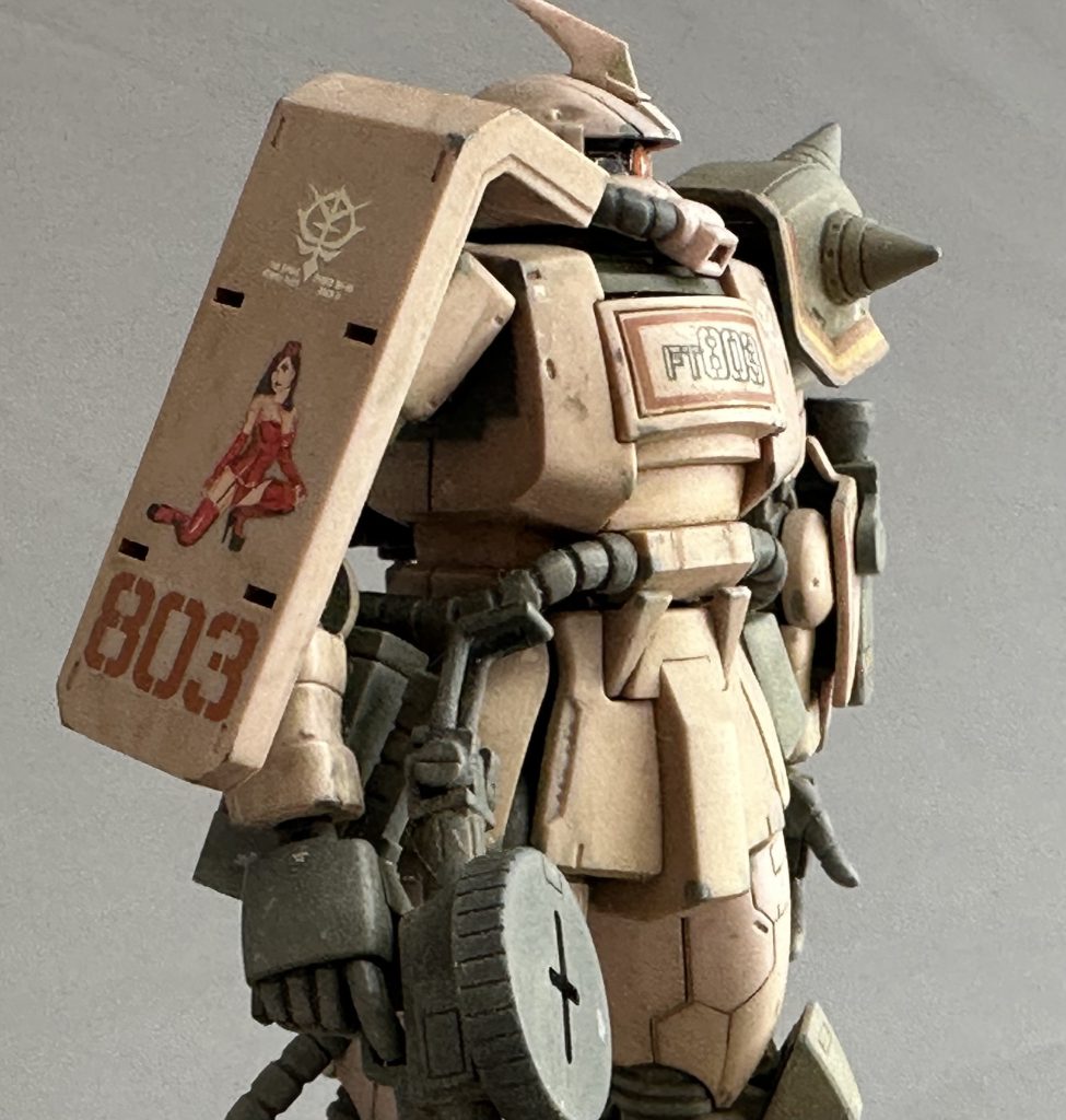 【MSD】ザク・デザートタイプ ピンクパンサー隊機–9枚目/制作者：ぱんきち