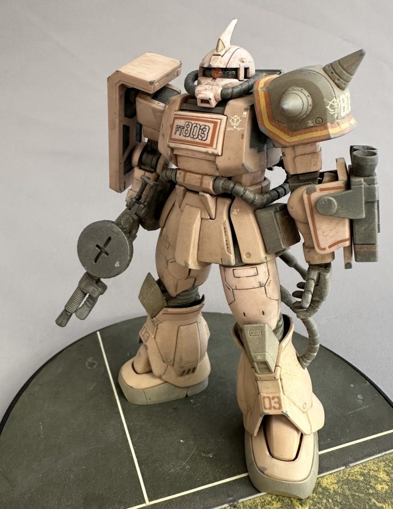 モノアイレールは開孔しHアイズを埋め込んでいます。