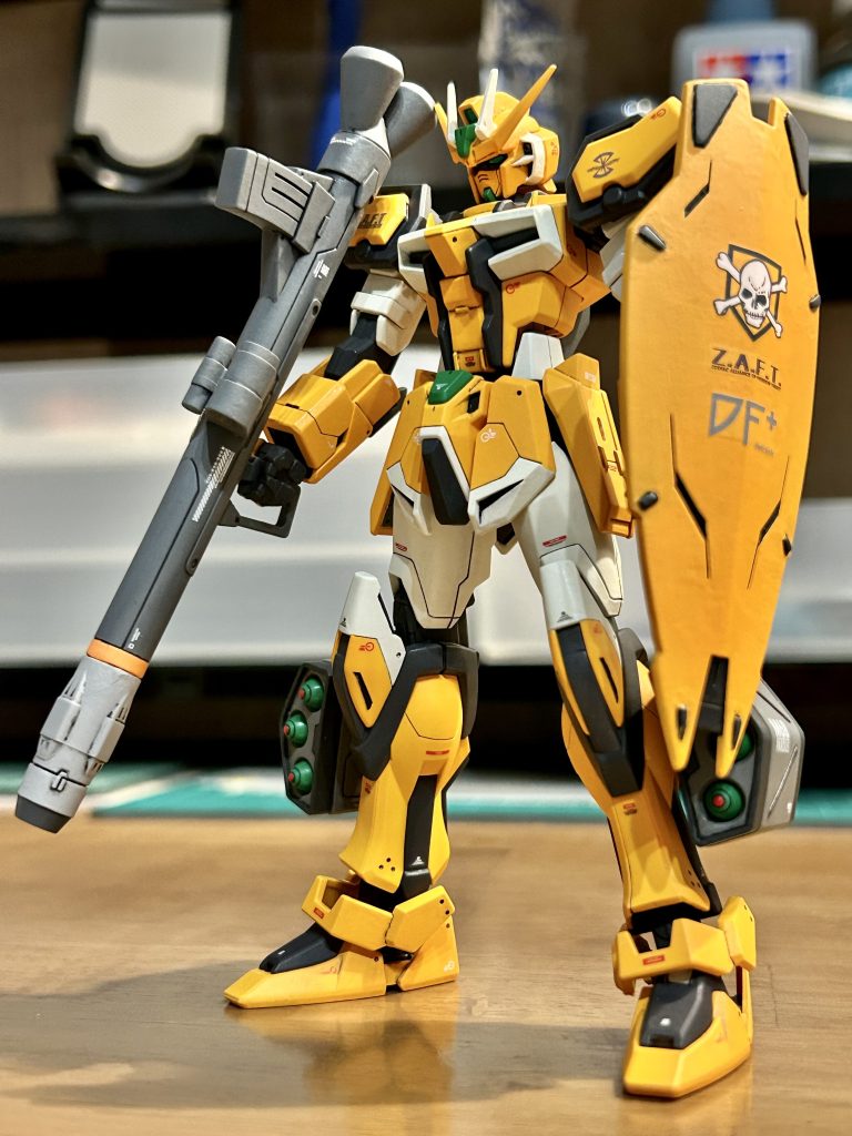 M68 キャットゥス 500mm無反動砲こちらも前回から追加で装備した武装で、正史で戦闘したアストレイブルーフレームから流用しました。補給部隊より支給された設定で装備させてみました。&nbsp;