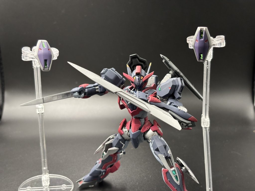 肩のビットは、シールドビットを想定して付けました。