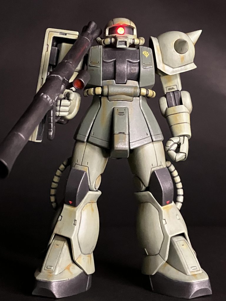 手はキットの物にパテ盛り削り出しで成形。もう少し傷や汚しを盛大にやっても良かったですね。