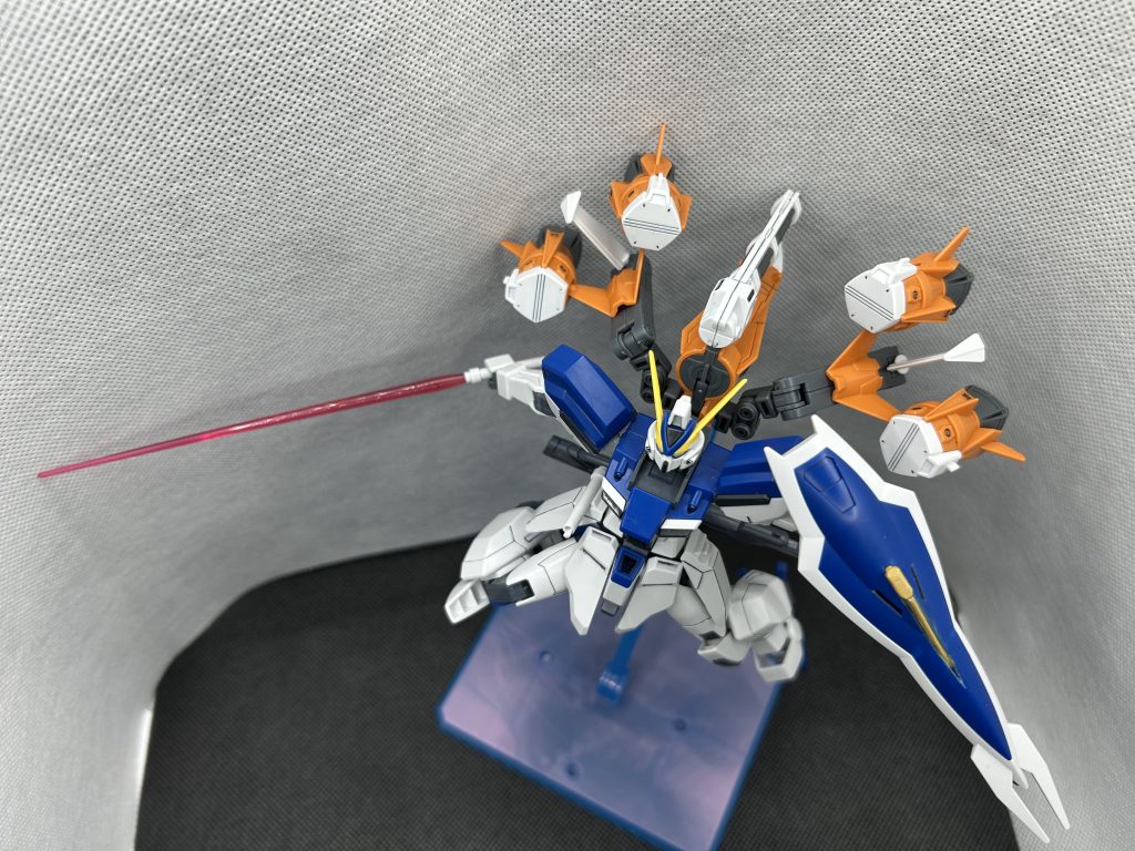 可動域はまあまあ広い方です。