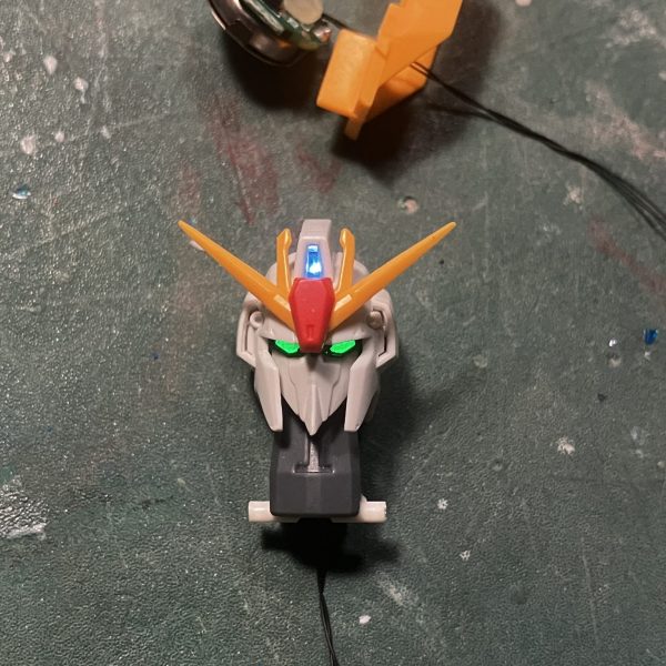 リバイブ　Zガンダム　MS形態　LED化製作中