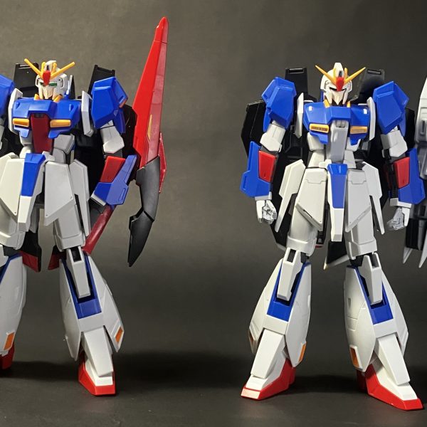 加工作業はほぼ終わりました。フライングアーマーの角度変更できる様にしてます。脚のポージングがし易くなります。LED化でお目々パッチリ。一応蛍光塗料も塗ってあるのでブルーライトでも光ります。（2枚目）