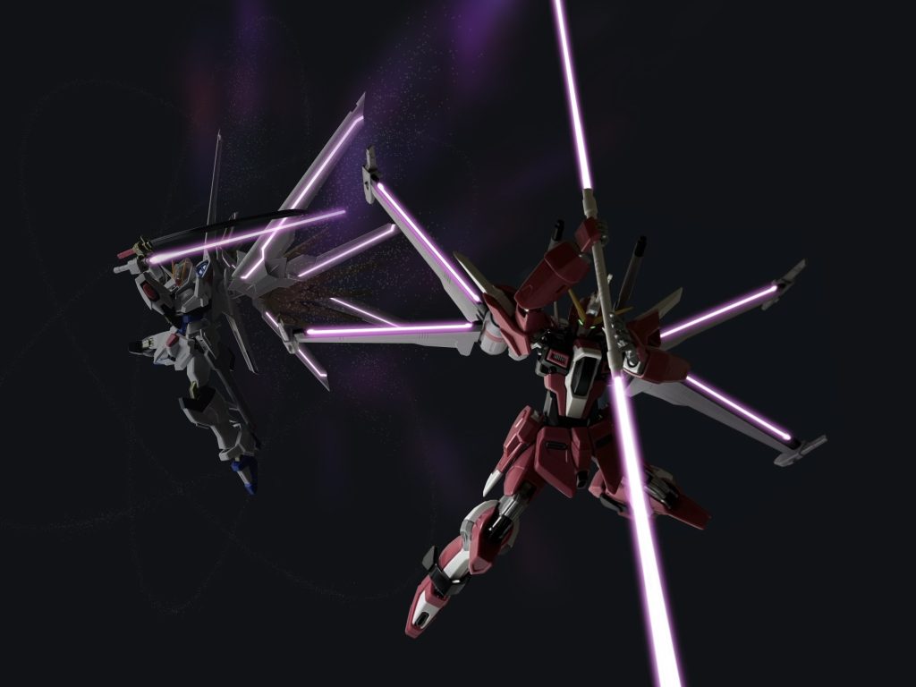 【紅白】インフィニットジャスティス弐式 & マイティーストライクフリーダム