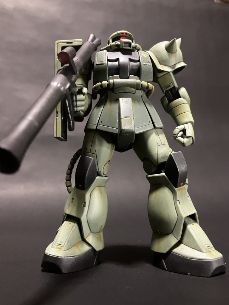 HG ザク　ウェザリングに挑戦