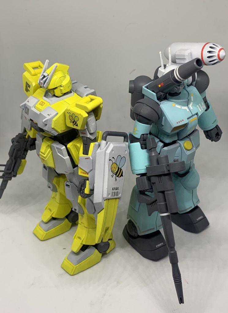 来年の1月29日に川崎純情小町を卒業する蜂須賀ゆずさんの専用機と。「二人はゆずチェリ」ガンプラバージョン2025。