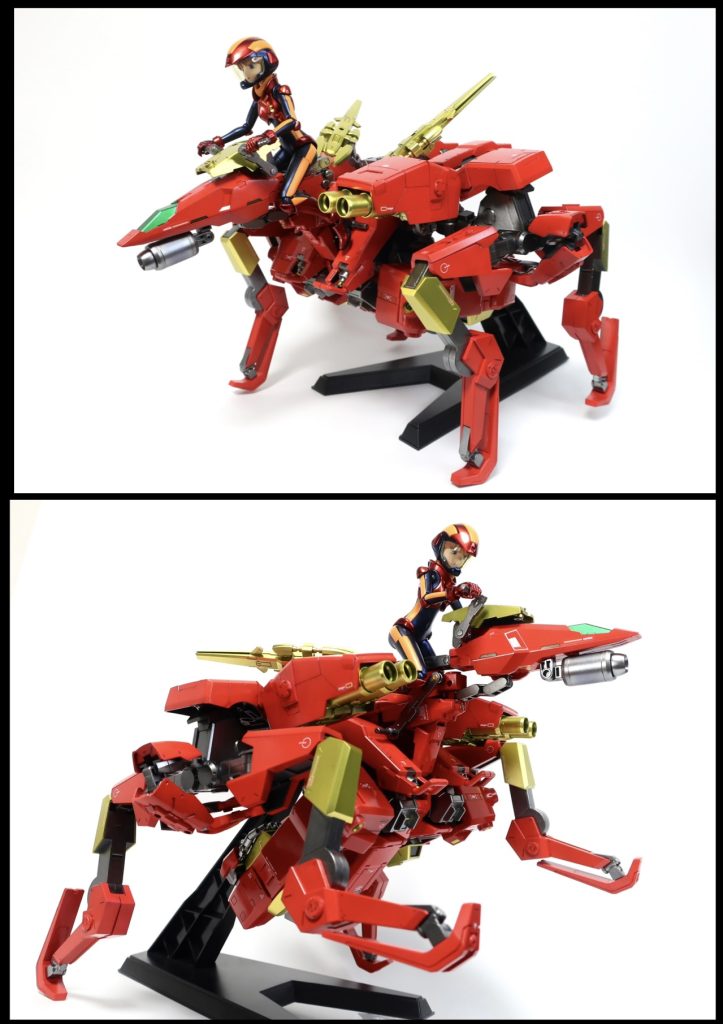 四足獣形態。メガライダーの副産物で生まれた形態ですね。色的にラゴゥぽいかも。