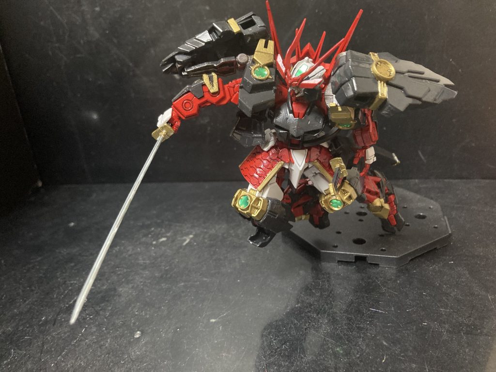 やっぱり武者は刀で遊ぶのが楽しいです。