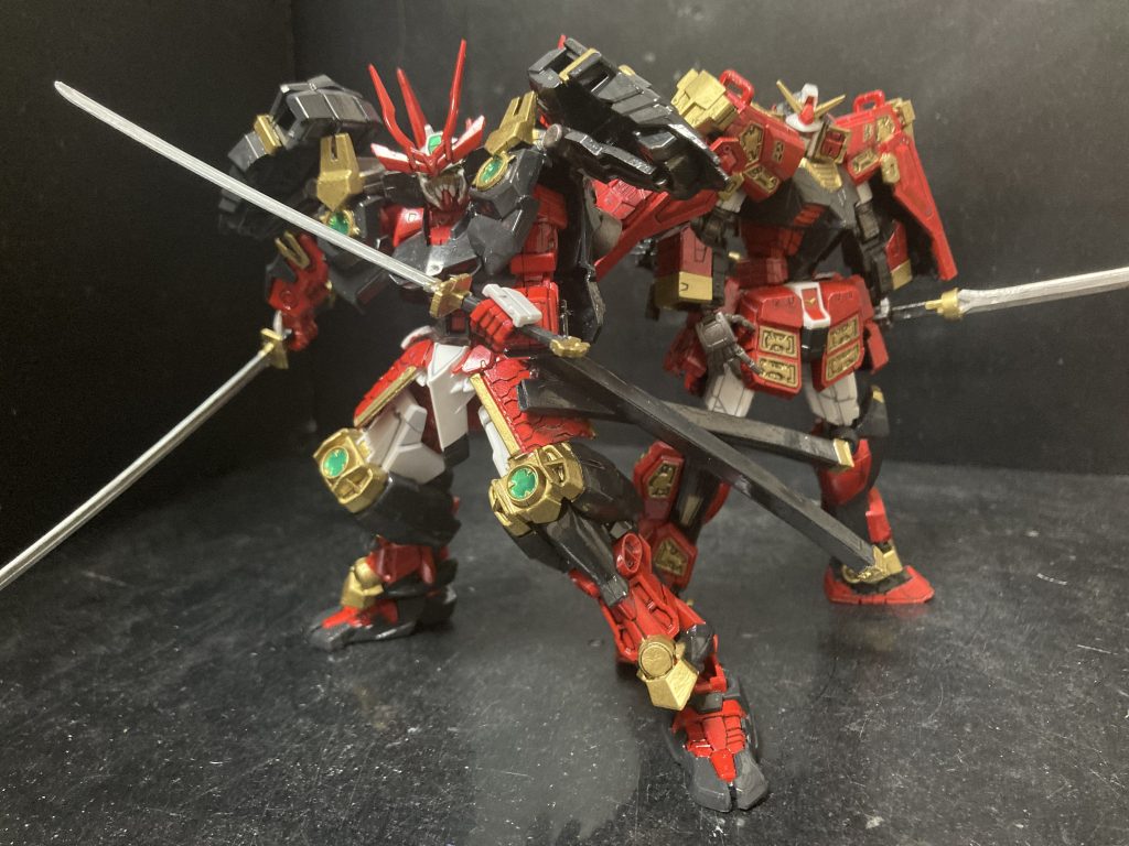 武者揃い踏み。色はこの武者頑駄無と合わせてます。