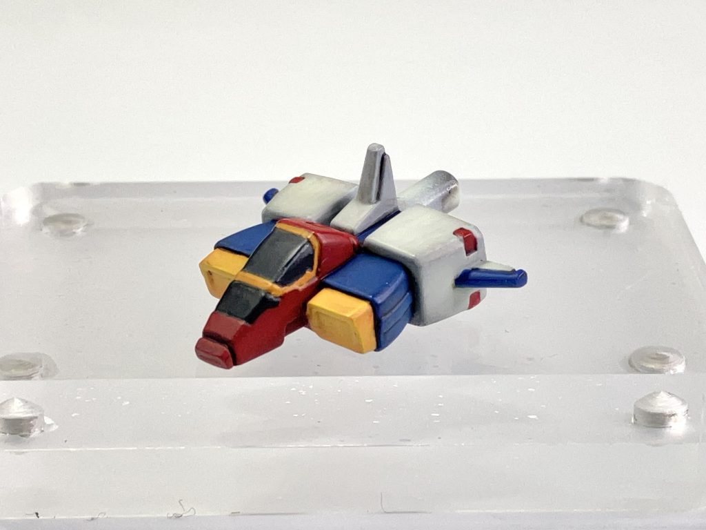 コアファイター塗分けが一番大変でした。小さくてかわいらしい