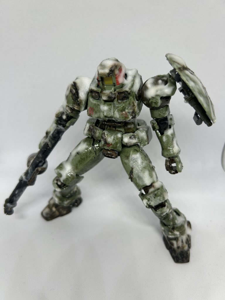 濡れ感を出すためツヤありクリアーです泡ではありません！雪です笑