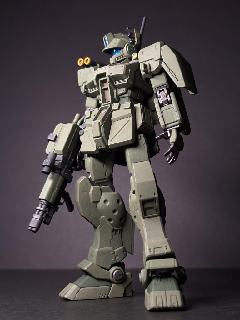 ジムスパルタン | 微改造・筆塗り全塗装–3枚目/制作者：真夜中模型堂