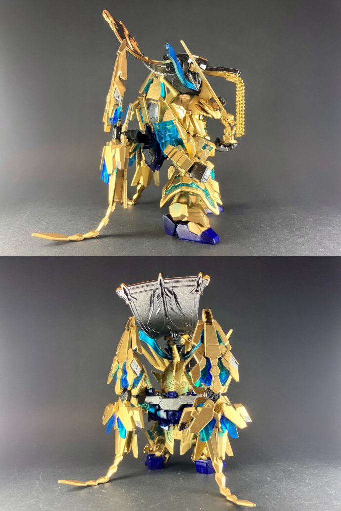 【SD春秋戦国伝】始皇帝フェネクス・嬴政ユニコーンガンダム3号機–2枚目/制作者：ひとらたん