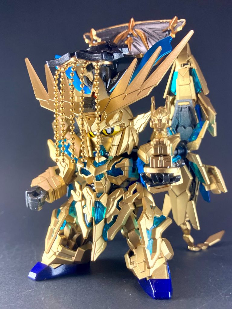 【SD春秋戦国伝】始皇帝フェネクス・嬴政ユニコーンガンダム3号機