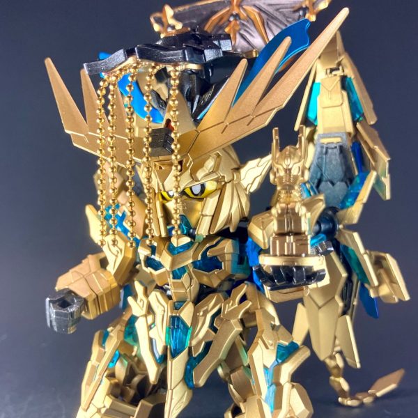 【SD春秋戦国伝】始皇帝フェネクス・嬴政ユニコーンガンダム3号機