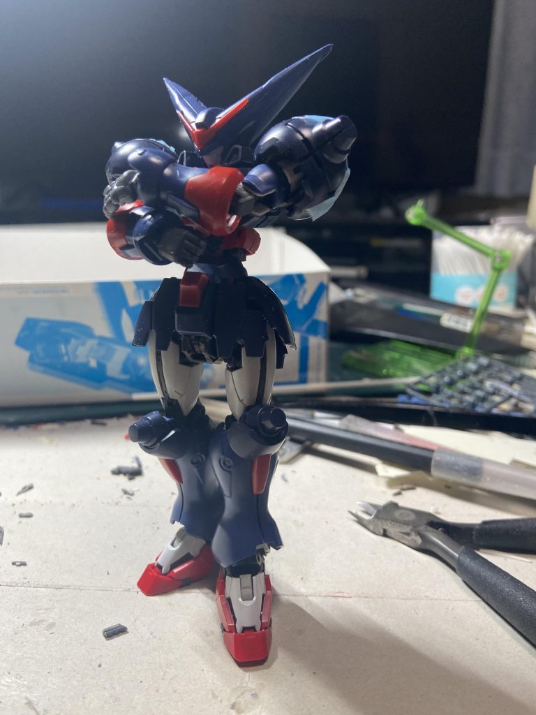 HG_マスターガンダム【RGフレーム】–5枚目/制作者：とし