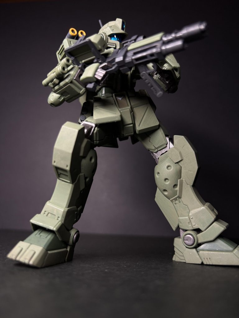 ジムスパルタン | 微改造・筆塗り全塗装–4枚目/制作者：真夜中模型堂