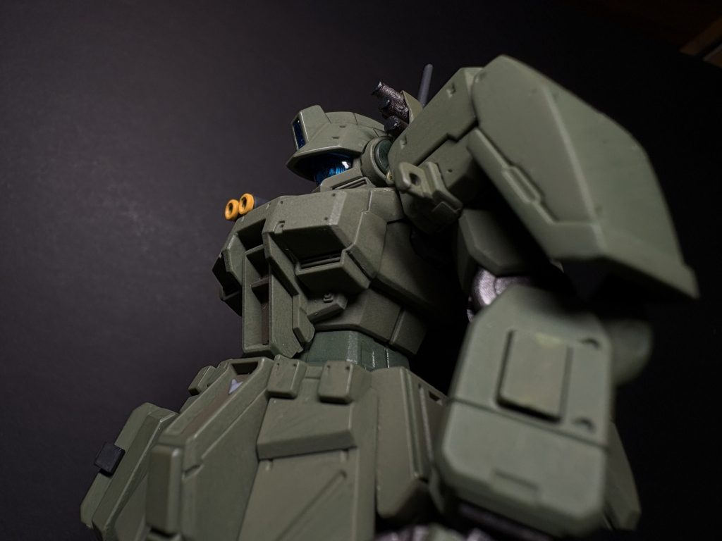 ジムスパルタン | 微改造・筆塗り全塗装–2枚目/制作者：真夜中模型堂