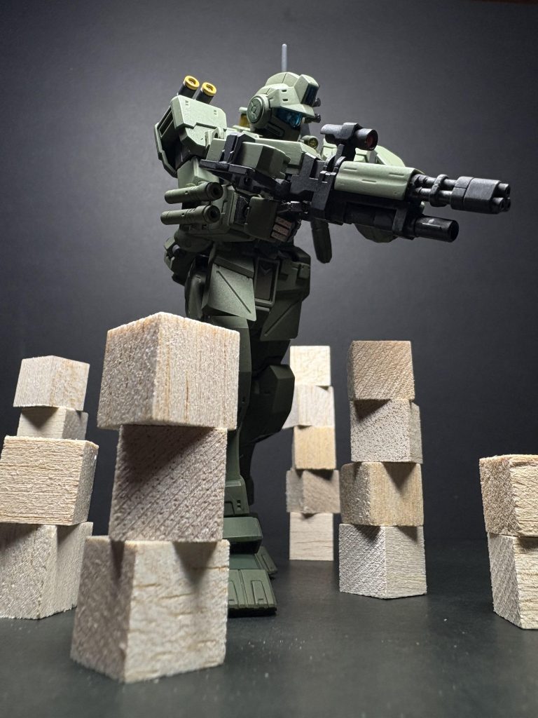 ジムスパルタン | 微改造・筆塗り全塗装–6枚目/制作者：真夜中模型堂