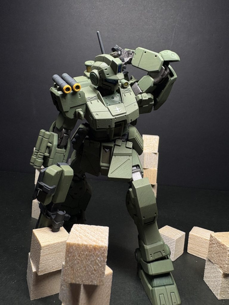 ジムスパルタン | 微改造・筆塗り全塗装–7枚目/制作者：真夜中模型堂