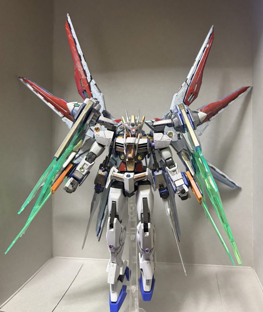 RGのストライクフリーダムのバックパックをつけました。