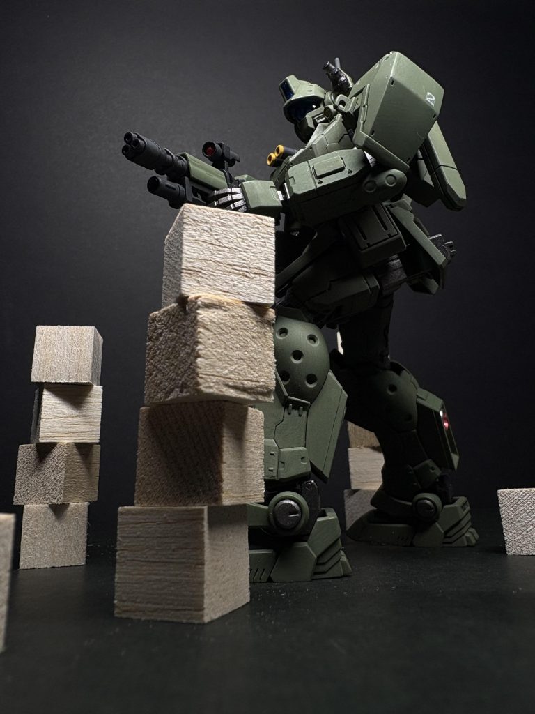 ジムスパルタン | 微改造・筆塗り全塗装–9枚目/制作者：真夜中模型堂