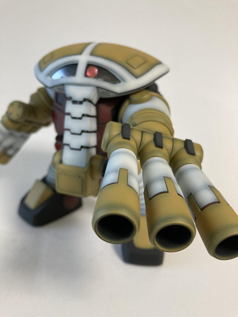 6本の砲身を均一にグラデーションかけるのは地味に大変でした