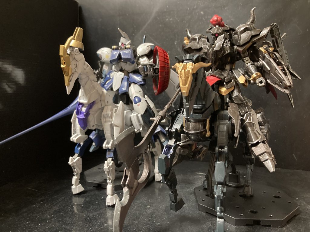 暗黒騎士と一緒に。マジでいいですこの並び。カッコいい。自画自賛w