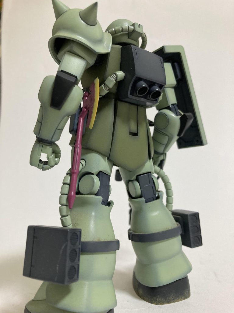 バックパックのスラスターはキットのままだと何も無いので、追加しました