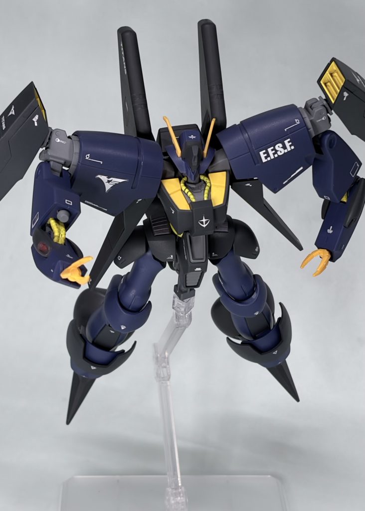 HG バイアランをティターンズカラーに全塗装。もともとがロールアウトカラーだという話をきいたのでティターンズ正式採用をイメージしてみました。