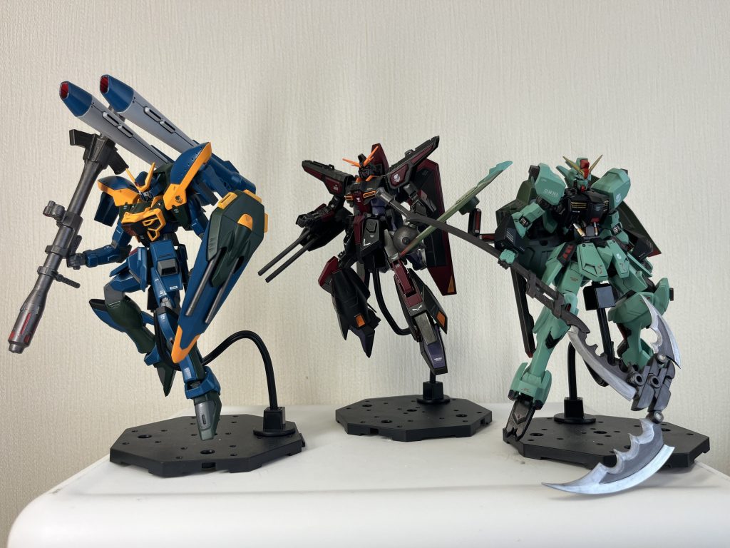 三馬鹿ミキシング完了です三機揃うとカッコいい😆満足です😊