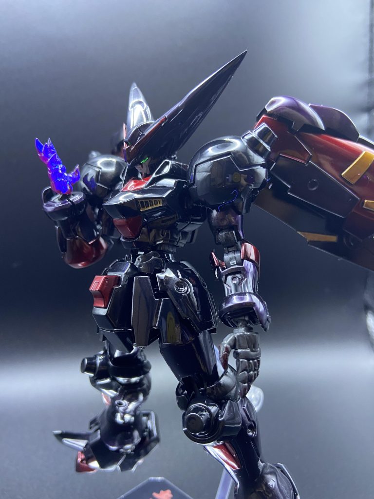 師匠の血の涙は赤に塗ってます。