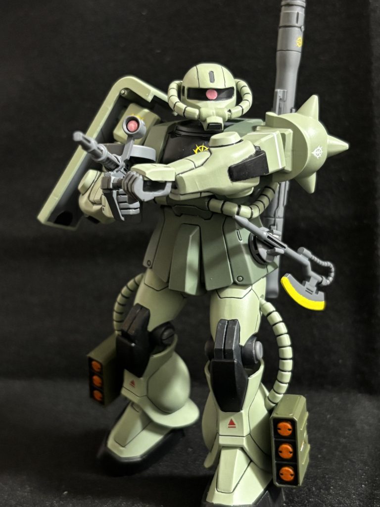 1枚目の別アングルから古いキットながら稼働は広くポーズもつけやすかったです合わせ目消すだけでもかなり化ける