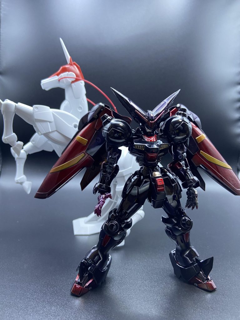 風雲再起は私の力が尽きて塗装してません!今度ゴッドガンダム塗る時でも一緒に塗ります。