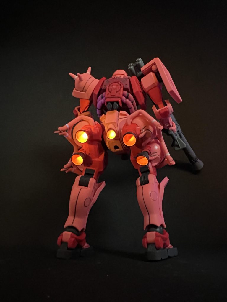 蛍光赤色でビコーン(*≧∀≦*)