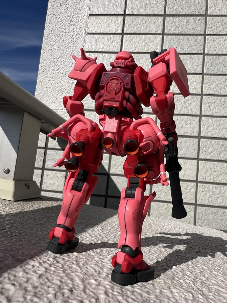 スラスター内部を部分塗装