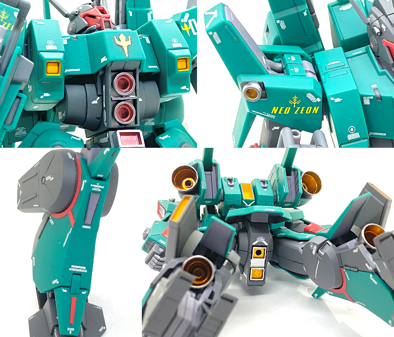 細かな塗分けは相当頑張りました。細かいデカールと組み合わせると相当精密感が出ると思います。