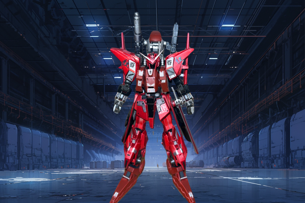 設定百式の高い運動性能とフレーム強度を基礎に、高機動戦闘と長距離砲撃を両立する次世代指揮官機としてアナハイム・エレクトロニクスが極秘に進めた百式の強化形態。