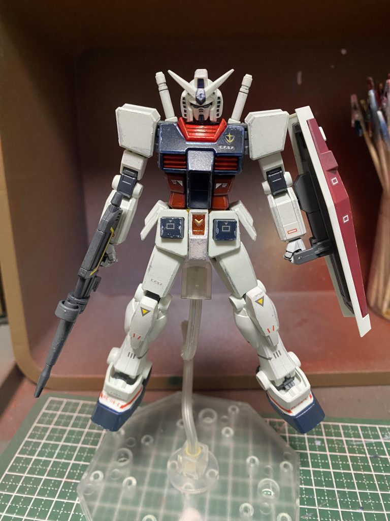 元は角だけウェザリングしてたのですが、この方が良かったかもしれません🤫