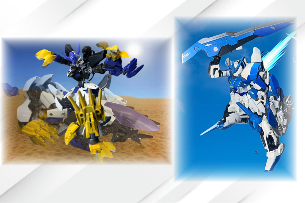 8月猫又おかゆ専用MS[ガンダム・ニャダール]F91とヴィダールにジャンクパーツ同士の掛け合わせの末に生まれました。ゾイドのパーツをうまく盛り込めたという点ではよかったのかなと思いました。可変機というのも見どころです。猫又おかゆ専用MS[ガンダム・ニャダール]｜TmK-08さんのガンプラ作品｜GUNSTA（ガンスタ）MSN-001Λ1 DELTA-SWORD-CUSTOM（D.S.C)デルタプラスにデルタカイとアストレイレッドフレーム改のでかい剣を持たせ、GT-ReZELと共に戦いたいという願望のもと生まれました。アンテナが結構好み。MSN-001Λ1 DELTA-SWORD-CUSTOM（D.S.C)｜TmK-08さんのガンプラ作品｜GUNSTA（ガンスタ）