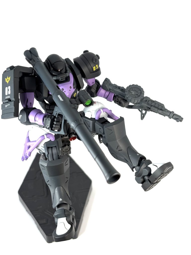 GQ 軍警ザク 黒い三連星カラー–4枚目/制作者:KEMUSHI