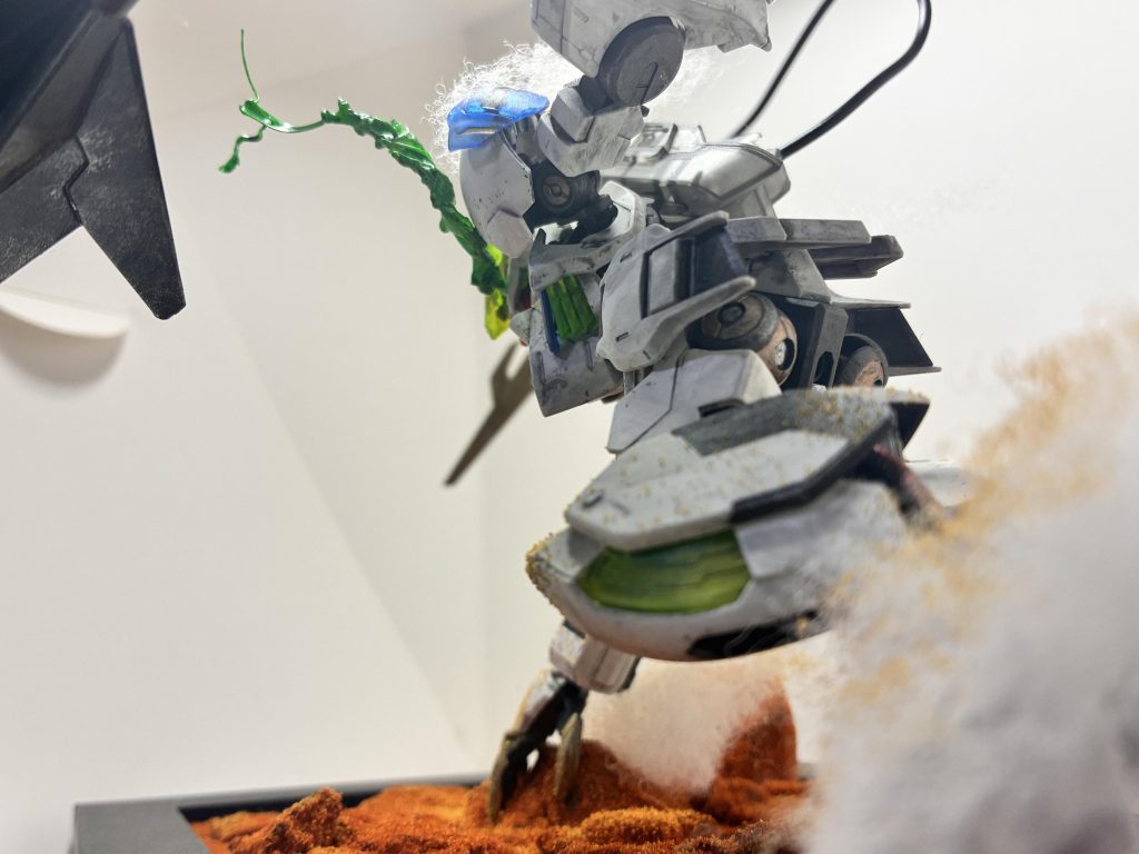 綿を使ってみました。