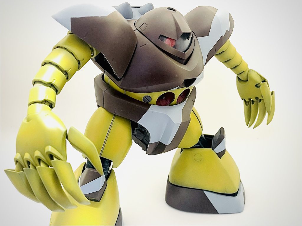 エアブラシでの基本塗装後