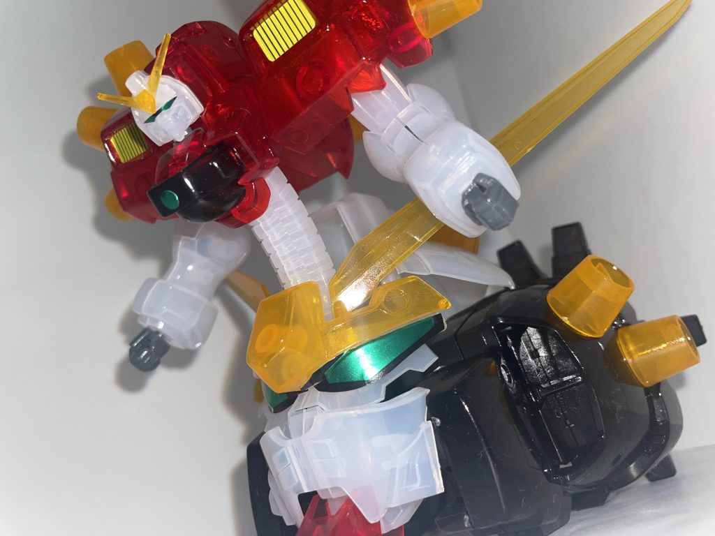 JDG-009X・JDG-00X/デビルガンダム［メネシス仕様］〔正式名 デビルガンダム[最終形態⁅クリアカラー⁆]〕【パルスアレンジ・オブ・カラーモデル】–6枚目/制作者：【電幻龍メンバーズ】ドラグーンの開発部