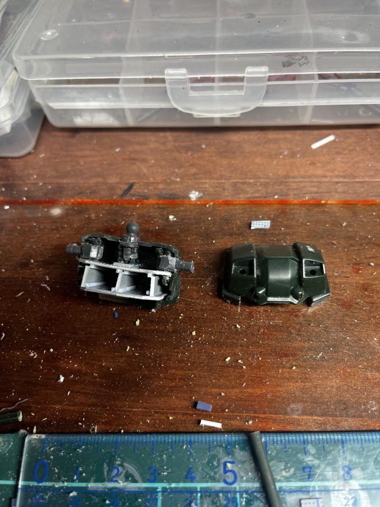 腕の前後の可動を自作しました。