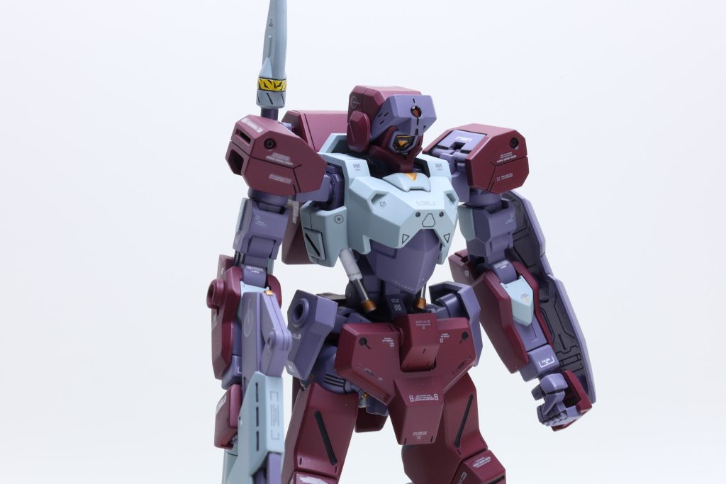 腰部シリンダーはお気に入りの白+スーパージュラルミン+ゴールドの組合せ