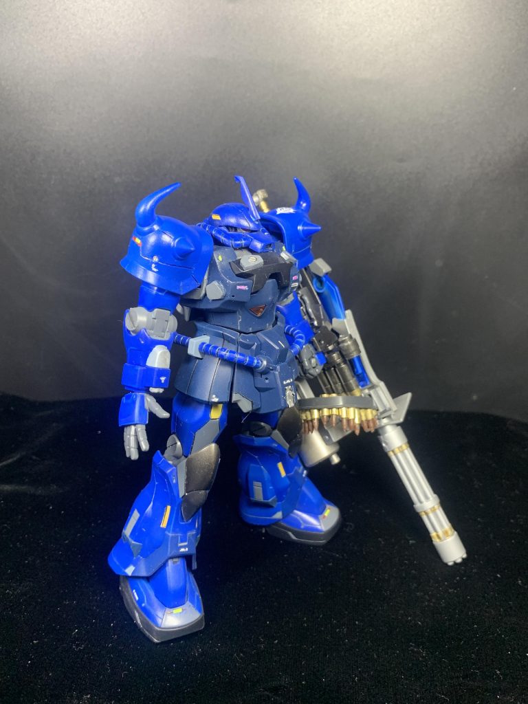 斜め上からのショット。やはりグフ&nbsp;はカッコイイ‼️